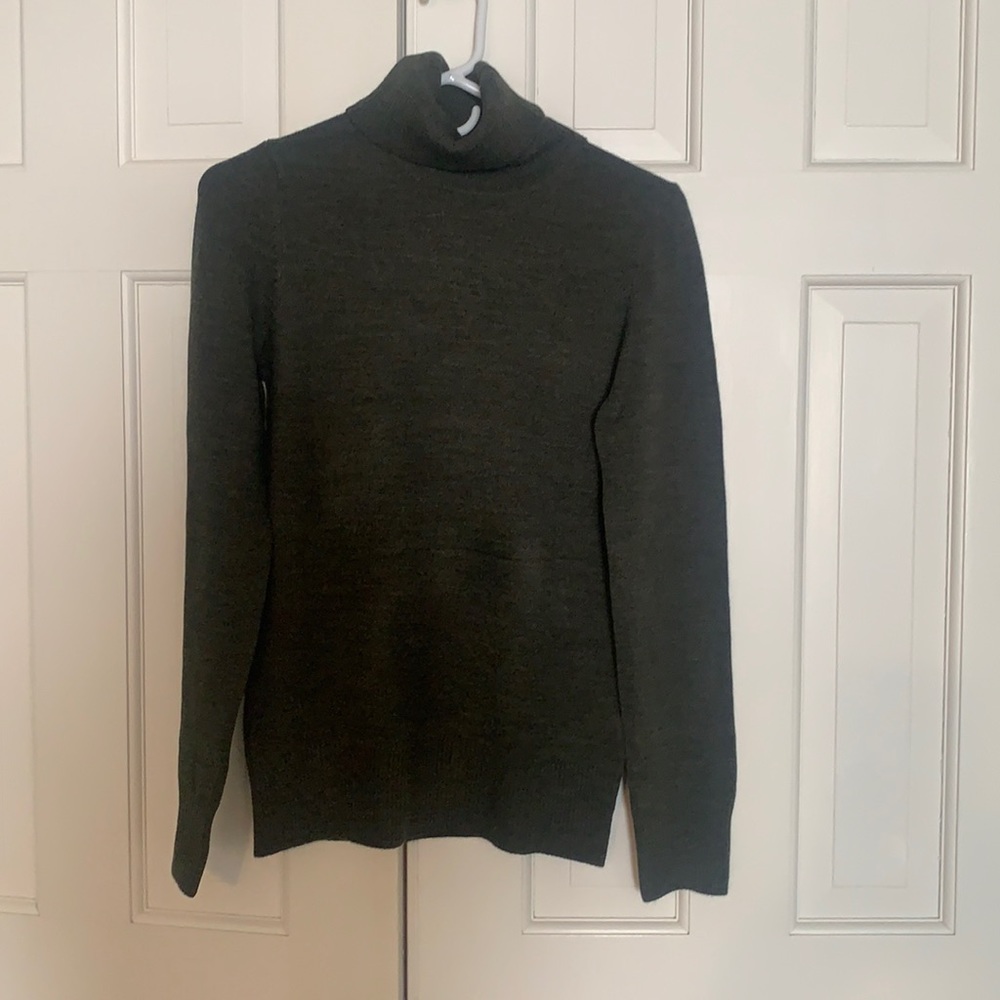 NWT French Connection Beautiful forest green turtle neck